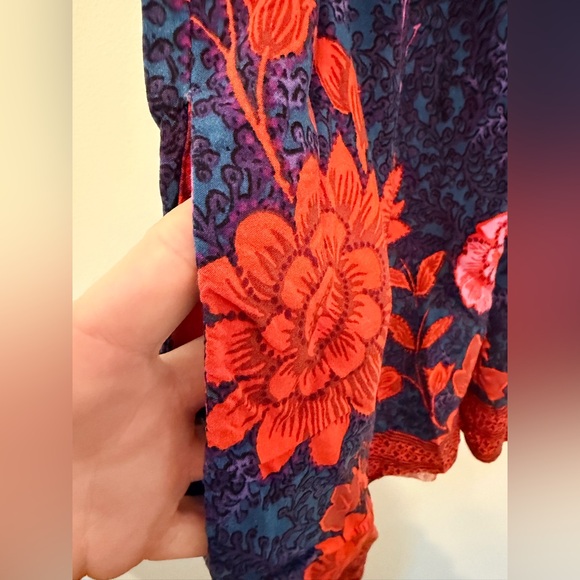 Anthropologie ett:twa High Waist Wynnewood Floral Printed Shorts Shorts Sz L - Picture 7 of 10